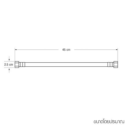 สายน้ำดีใยแก้ว 18 นิ้ว WSP KP-18_2