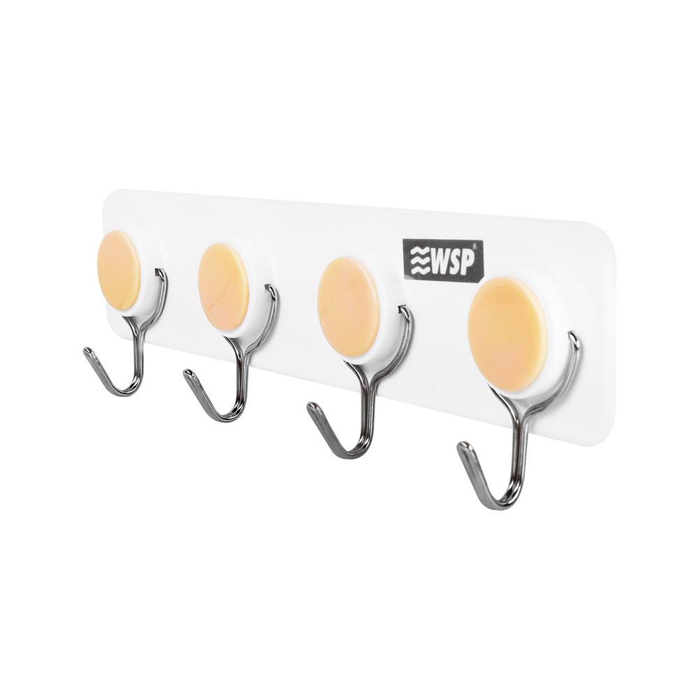 ขอแขวนผ้า 4 ขอ WSP BA-2025 สีขาว