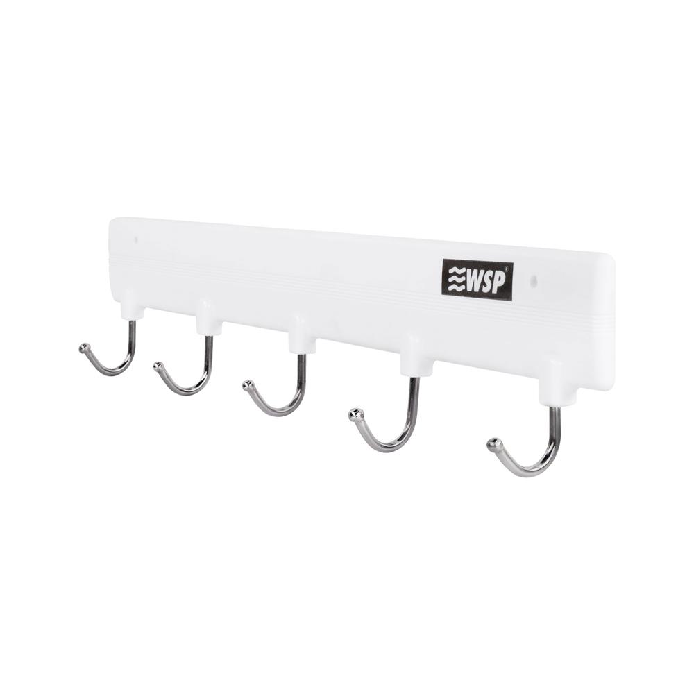 ขอแขวนผ้า 5 ขอ WSP BA-2028 สีขาว