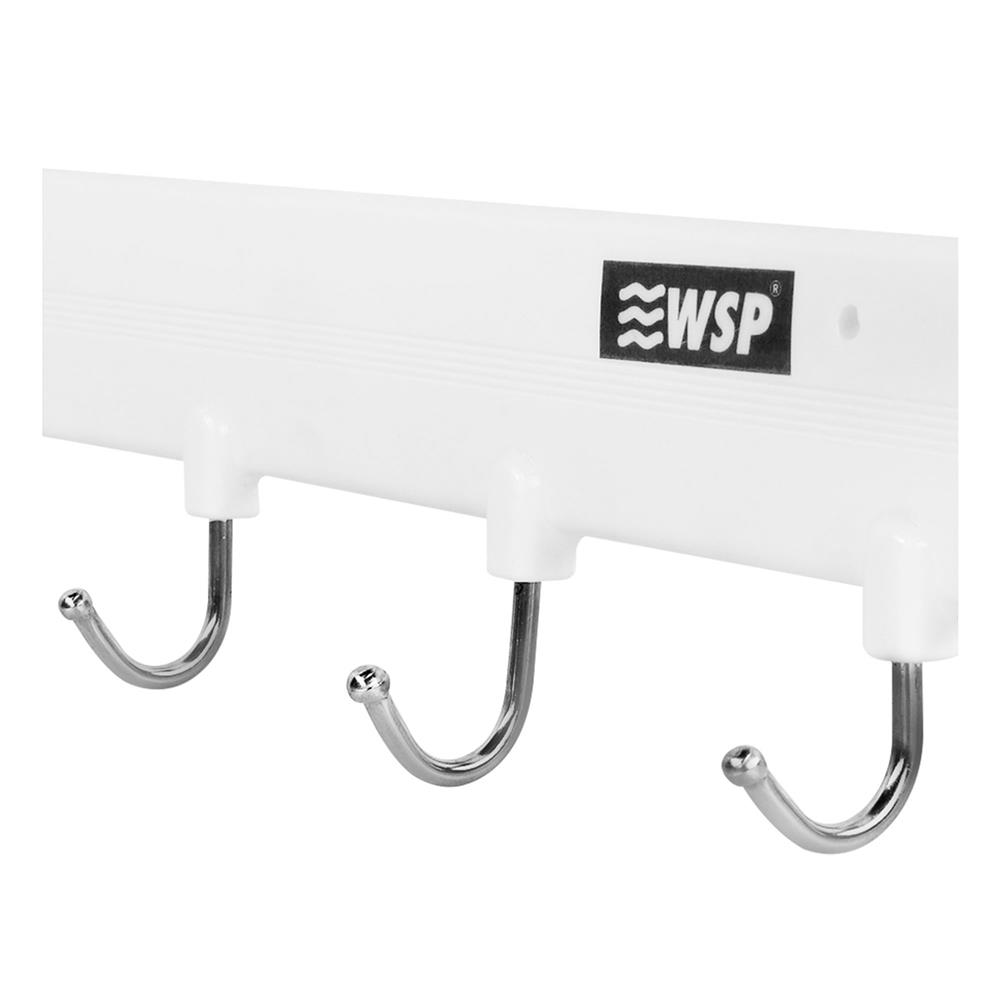 ขอแขวนผ้า 5 ขอ WSP BA-2028 สีขาว