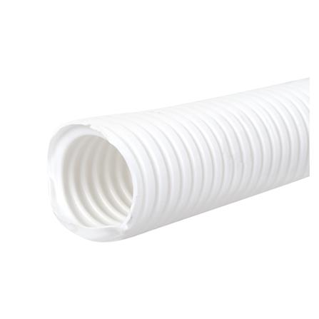 ท่ออ่อนลายลูกฟูก PVC HACO FXP25 25 มม. 40 ม. สีขาว_1