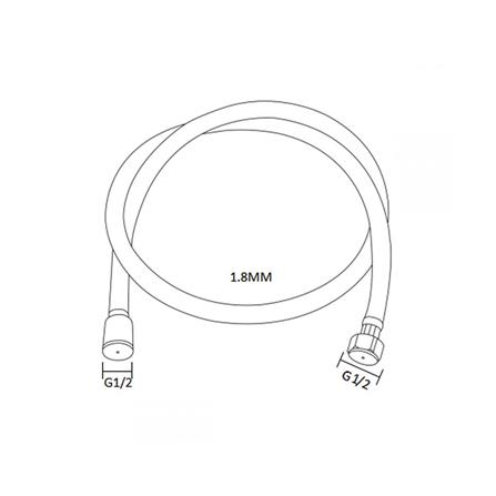 สายฝักบัว PVC BEN BN 555A7878 180 ซม._1