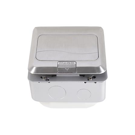 เต้ารับฝังพื้นอะลูมิเนียม HACO HPU-1AM/T สีเทา_1