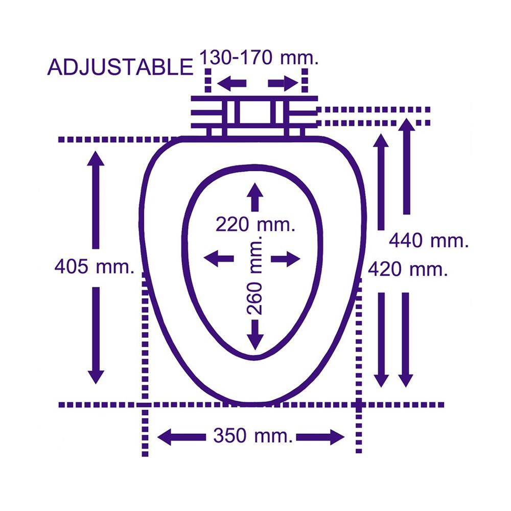 ฝารองนั่งพลาสติก DONMARK DM-1200