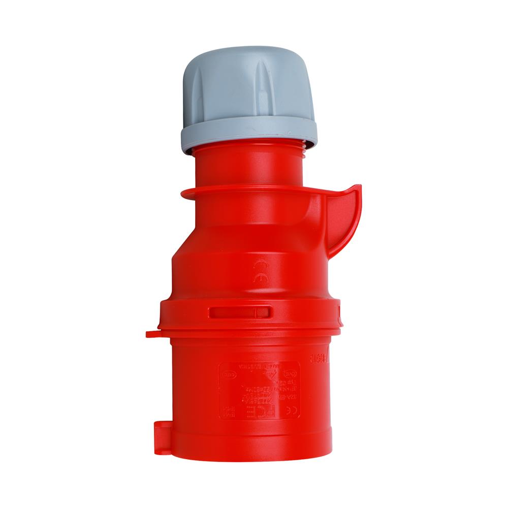 เพาเวอร์ปลั๊กตัวผู้ HACO 5 ขา 025-6V 32 แอมป์ สีแดง