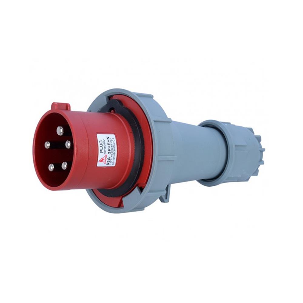 เพาเวอร์ปลั๊กตัวผู้ HACO 4 PIN 034-6V 63A