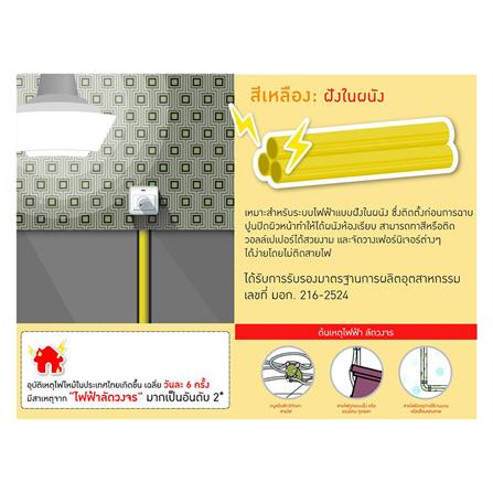 ท่อตรง PVC ตราช้างNPI 2 นิ้ว 4 เมตร มาตรฐาน JIS สีเหลือง_3