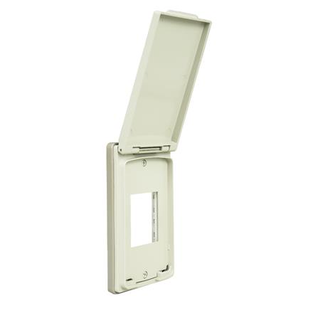 หน้ากากกันน้ำ PANASONIC 2 ช่องกลาง WEG79029 สีเทา_2