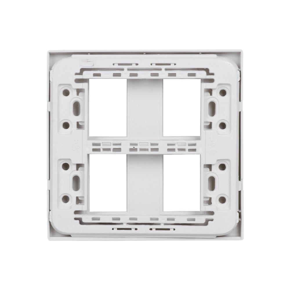 หน้ากาก 4 ช่อง NATIONINE 6804 สีขาว