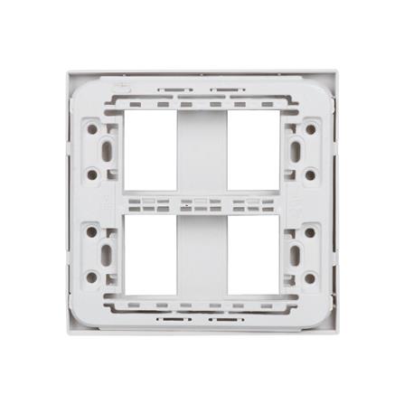 หน้ากาก 4 ช่อง NATIONINE 6804 สีขาว_1