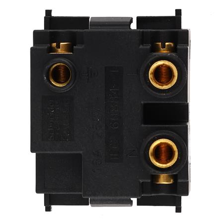 เต้ารับเดี่ยว 3 ขา มีม่านนิรภัย SCHNEIDER F1426UESM สีขาว_2