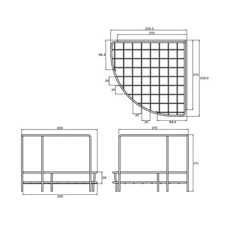 ตะแกรงวางของ WS WR-5201 สเตนเลส_1