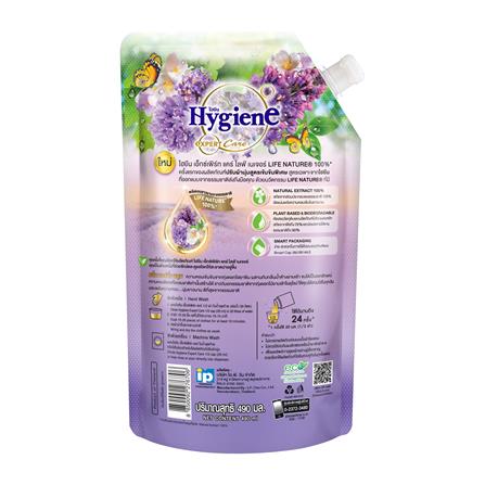รีฟิลน้ำยาปรับผ้านุ่ม HYGIENE 490 มล. MORNING BLOOM_1