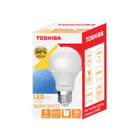 หลอด LED TOSHIBA A60 G7 9 วัตต์ WARM WHITE E27_5