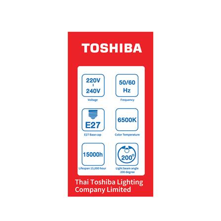 หลอด LED TOSHIBA A60 G7 9 วัตต์ DAYLIGHT E27_2