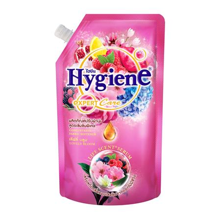 รีฟิลน้ำยาปรับผ้านุ่ม HYGIENE 480 มล. เลิฟลี่บลูม