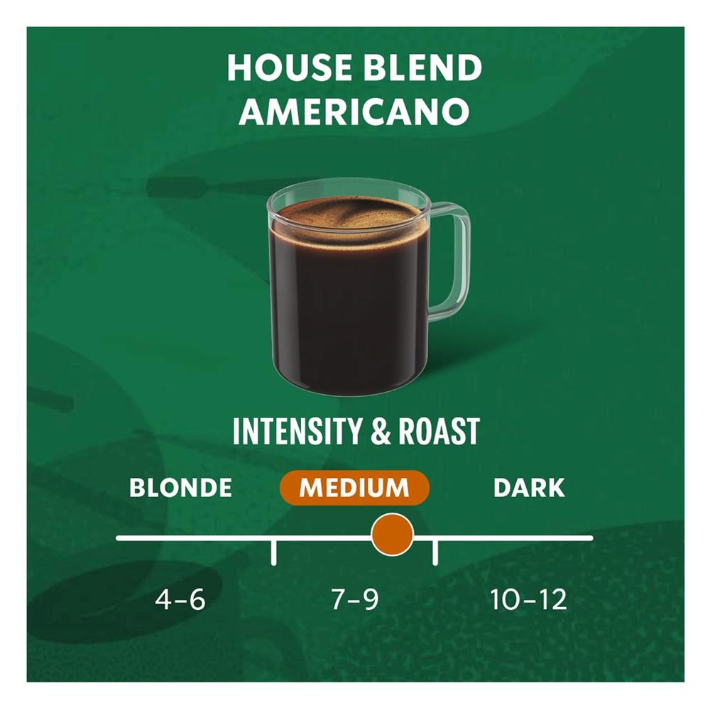 แคปซูลเครื่องชงกาแฟ NESCAFE DOLCE GUSTO STARBUCKS HOUSE BLEND AMERICANO