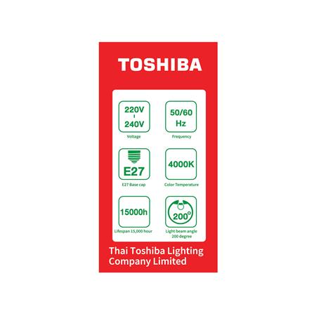 หลอด LED TOSHIBA A60 G7 11 วัตต์ COOL WHITE E27_2