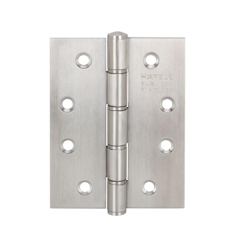 บานพับ 4X3 นิ้ว X 2 มม. HAFELE 489.04.013 สีสเตนเลส แพ็ก 2 ชิ้น