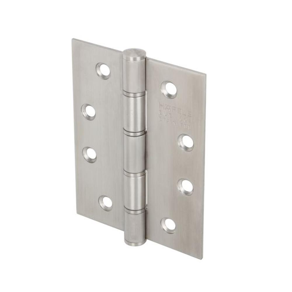 บานพับ 4X3 นิ้ว X 2 มม. HAFELE 489.04.013 สีสเตนเลส แพ็ก 2 ชิ้น