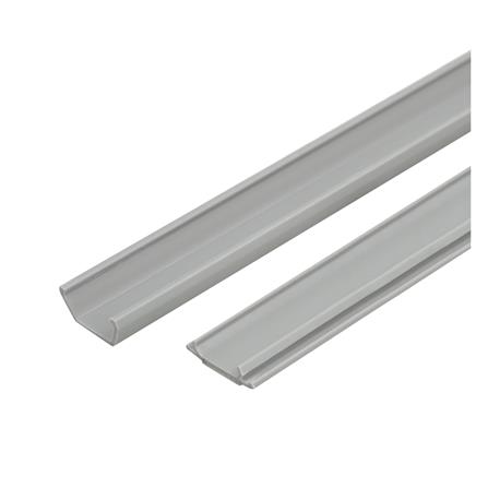 รางโทรศัพท์ ELECKTA 25x10 มม. 1 เมตร สีเทา_2