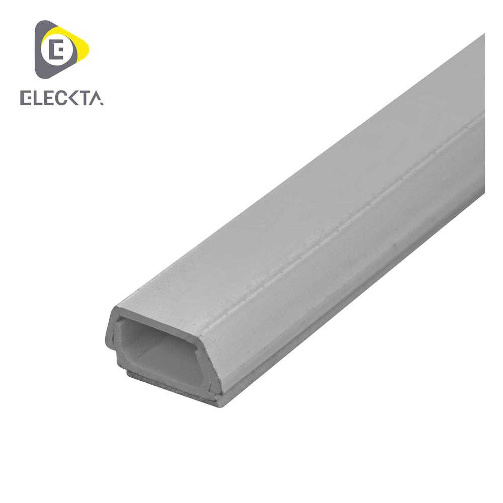 รางโทรศัพท์ ELECKTA 18 มม. 1 เมตร สีเทา