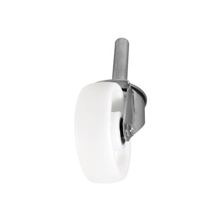 ลูกล้อนั่งร้าน BY TORA เพลาหมุน ไม่มีเบรก 6 นิ้ว สีขาว_1