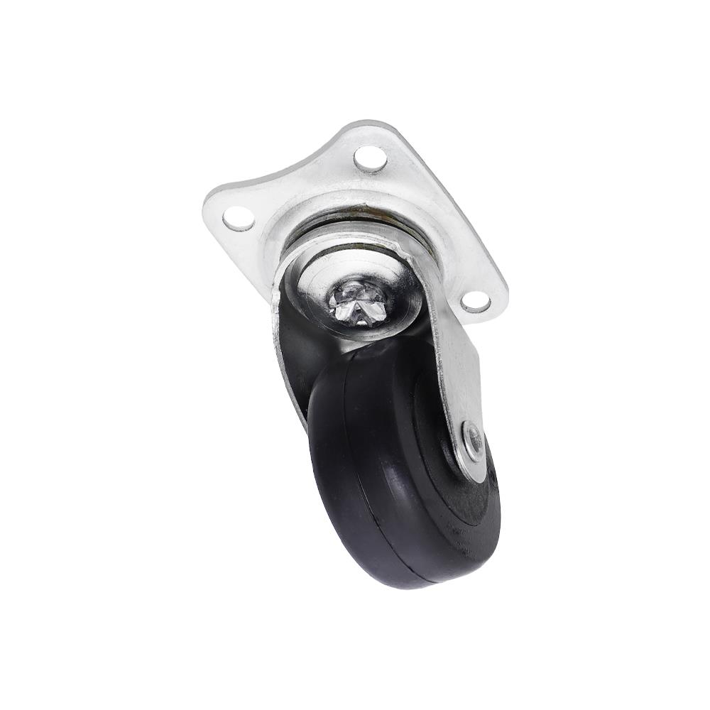 ลูกล้อ PVC BY TORA แป้นหมุน 2 นิ้ว สีดำ แพ็ก 4 ชิ้น