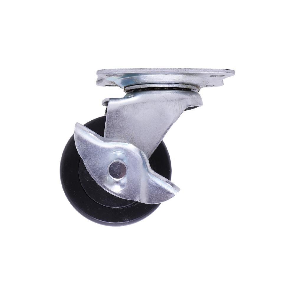 ลูกล้อ PVC BY TORA แป้นหมุน 2.5 นิ้ว สีดำ แพ็ก 4 ชิ้น