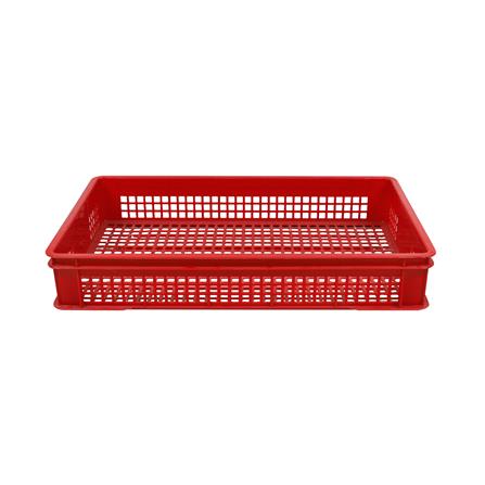 ลังเบเกอรี่แบบโปร่ง BASKET NNH 103 42.5x66x10.5 สีแดง_1