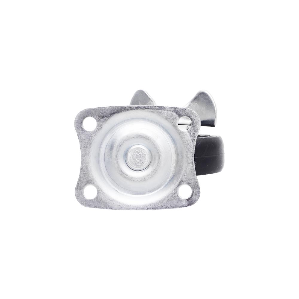 ลูกล้อ PVC BY TORA แป้นหมุน มีเบรค 2 นิ้ว สีดำ แพ็ก 4 ชิ้น