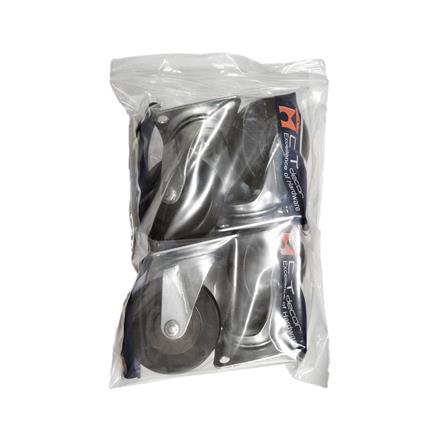 ลูกล้อ PVC BY TORA แป้นหมุนเบรค 3 นิ้ว สีดำ แพ็ก 4 ชิ้น_3