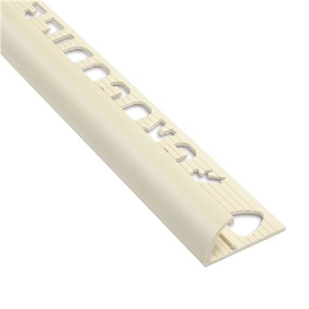 คิ้ว PVC จระเข้ พลัส ไมโครแบน 13 มม. 2 ม. สีครีม