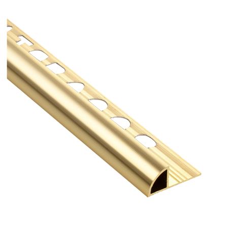 คิ้วอะลูมิเนียมแบบโค้ง เกเตอร์ 12 มม. 2.1 ม. สีทอง