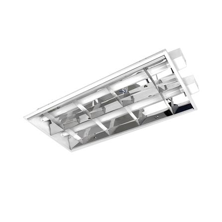 โคมตะแกรงถี่แบบฝังฝ้า RACER 2x18 วัตต์