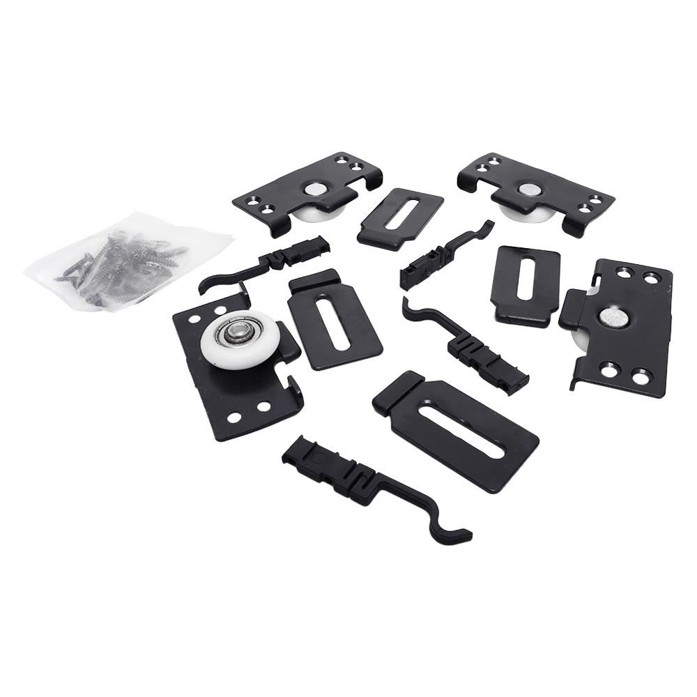 ชุดลูกล้อบานเลื่อน BY TORA ล้อเดี่ยว SD-1000B สีดำ 80 กก. แพ็ก 6 ชิ้น