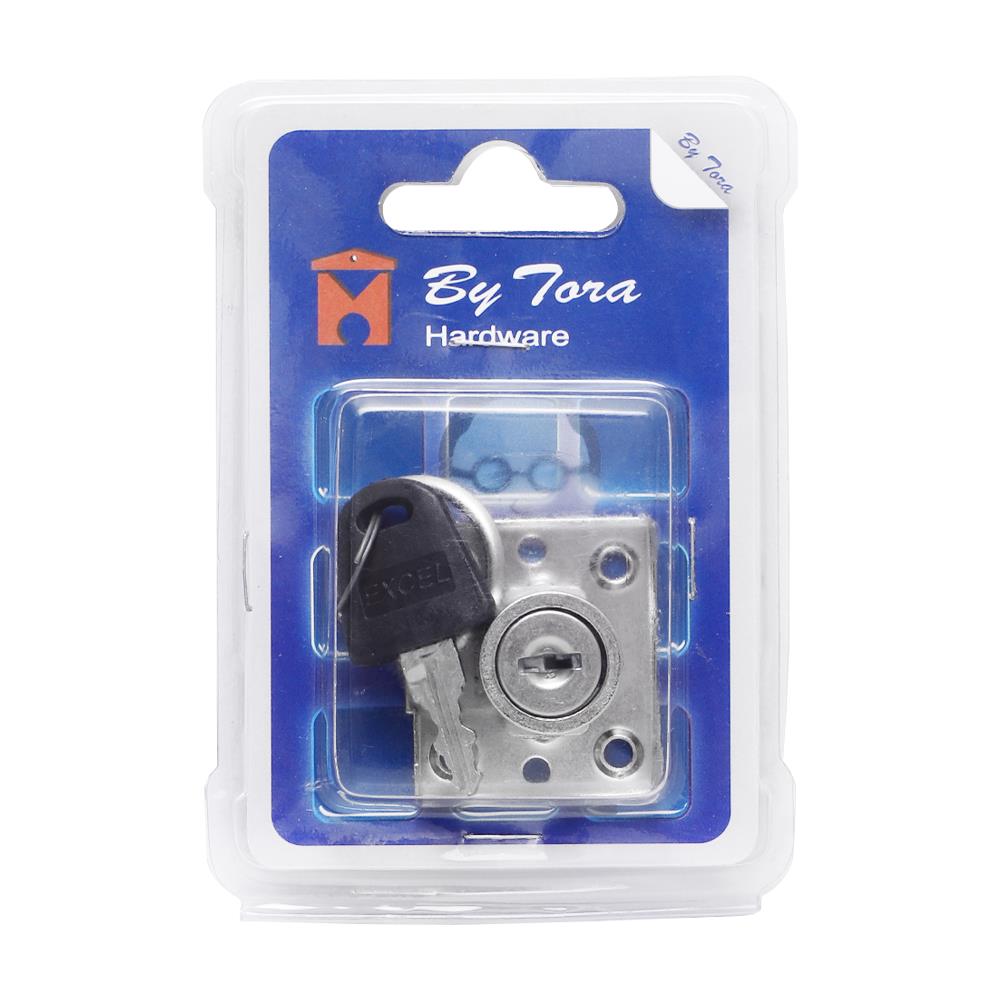 กุญแจล็อคลิ้นชักไม้ BY TORA 22X16 มม.