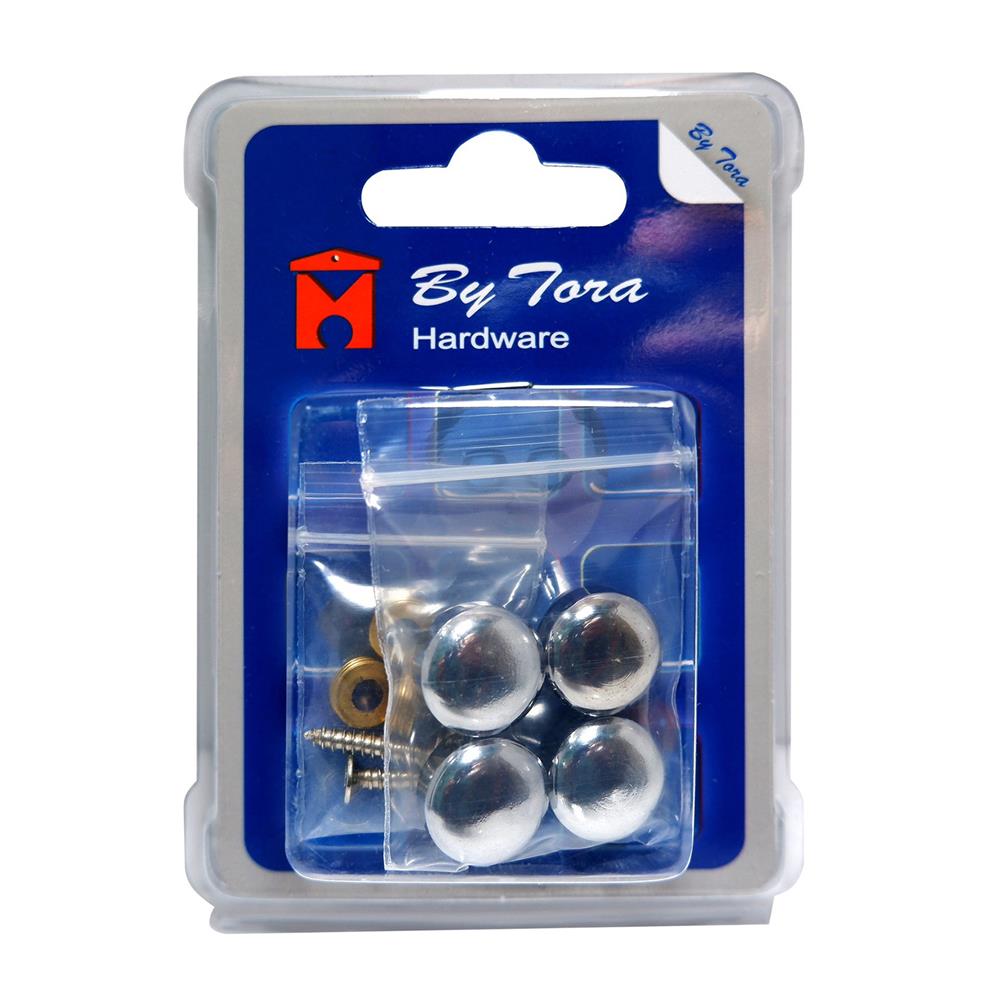 ตัวยึดซิงค์แบบเจาะ BY TORA MZC-20CR-4 20 มม. (แพ็ก 4 ชิ้น)