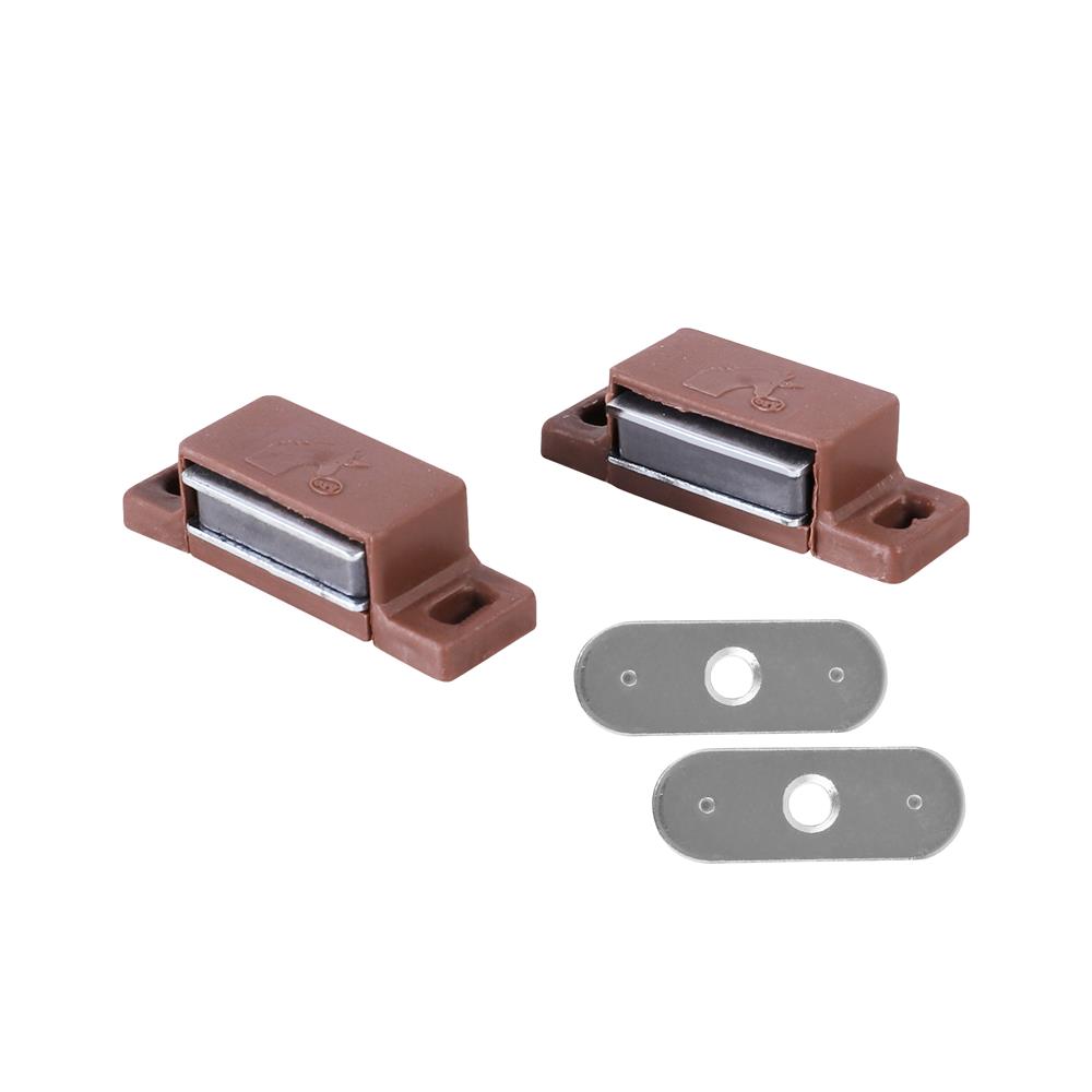 กันชนแม่เหล็ก พร้อมสกรู BY TORA สีน้ำตาล