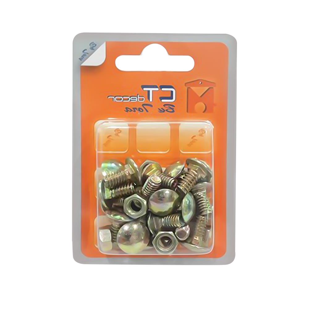 น็อตสำหรับเหล็กฉาก BY TORA 1/4x1/2 นิ้ว 20 ตัว