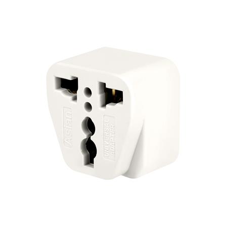 ปลั๊กแปลงขา 2 ขา UNIVERSAL ASIAN A-011 สีขาว_1