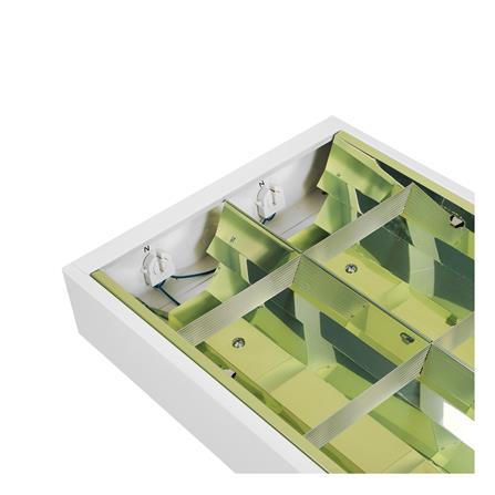 โคมตะแกรงติดลอย RACER รุ่นประหยัด CR 2X36 วัตต์ สีขาว_3