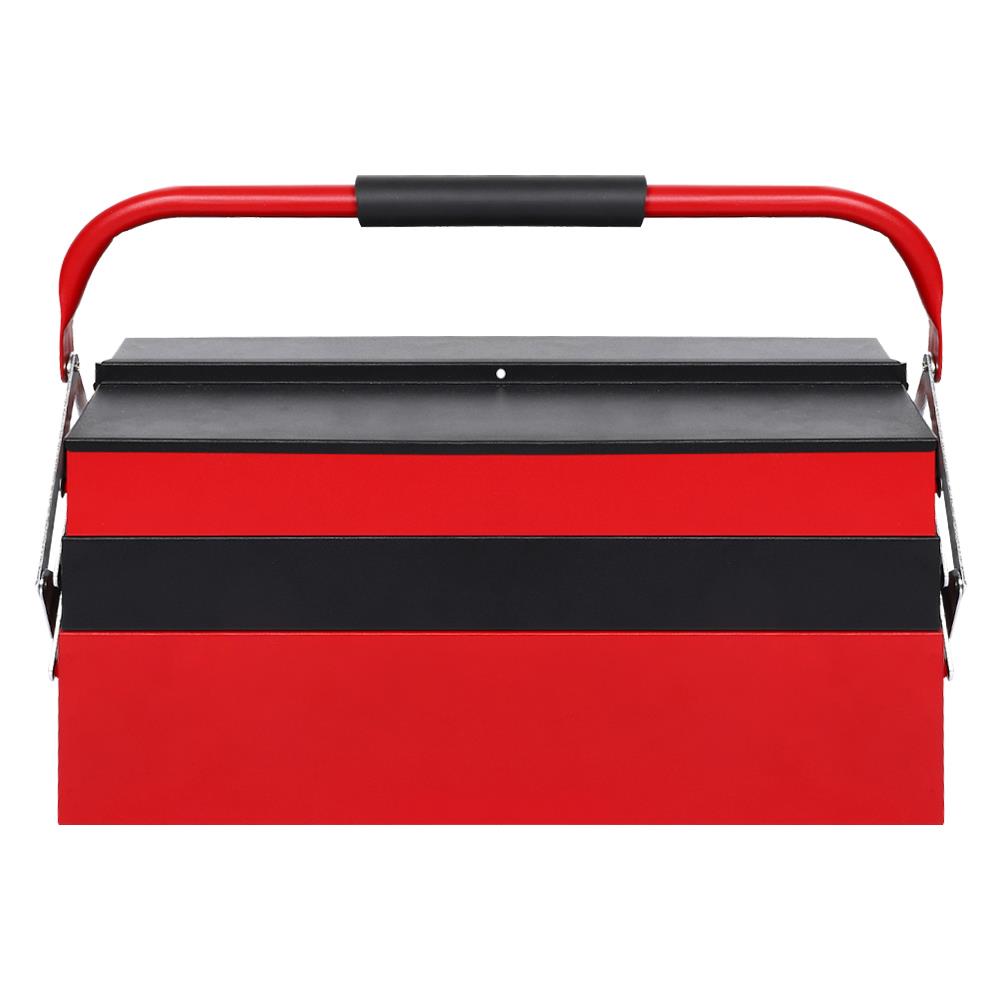 กล่องเครื่องมือ MATALL 3 ช่อง สีดำ/แดง