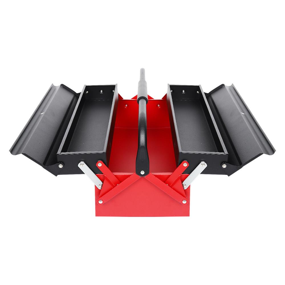 กล่องเครื่องมือ MATALL 3 ช่อง สีดำ/แดง