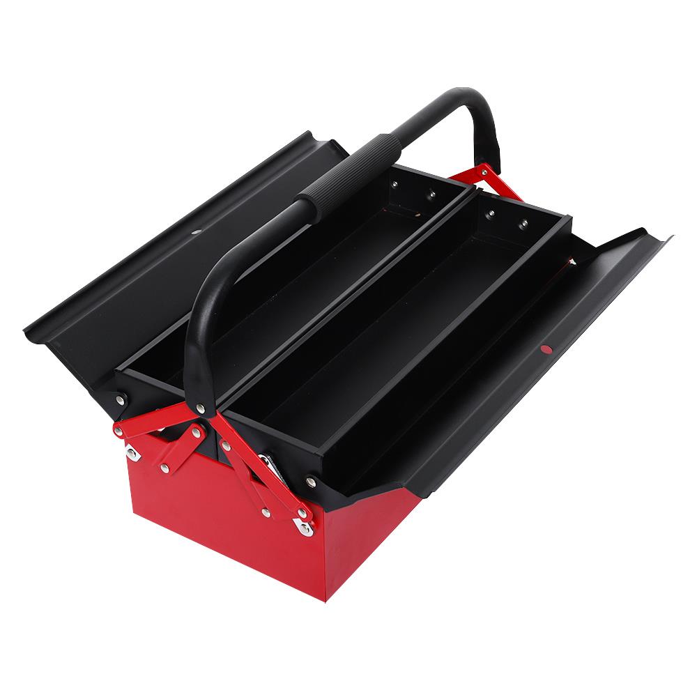 กล่องเครื่องมือ MATALL 3 ช่อง สีดำ/แดง