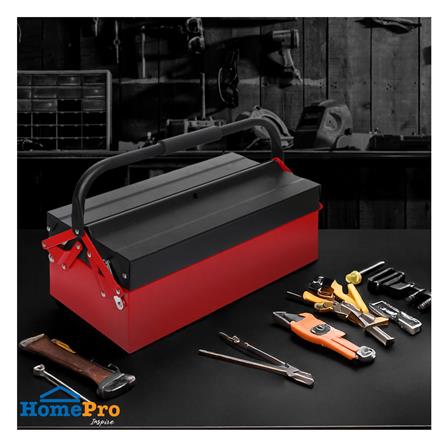 กล่องเครื่องมือ MATALL 3 ช่อง สีดำ/แดง_4