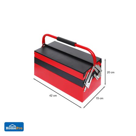 กล่องเครื่องมือ MATALL 5 ช่อง สีดำ/แดง_6