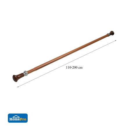 รางอะลูมิเนียม ยืดหด HOME LIVING STYLE LOREEN 110-200 ซม. สีน้ำตาล_5