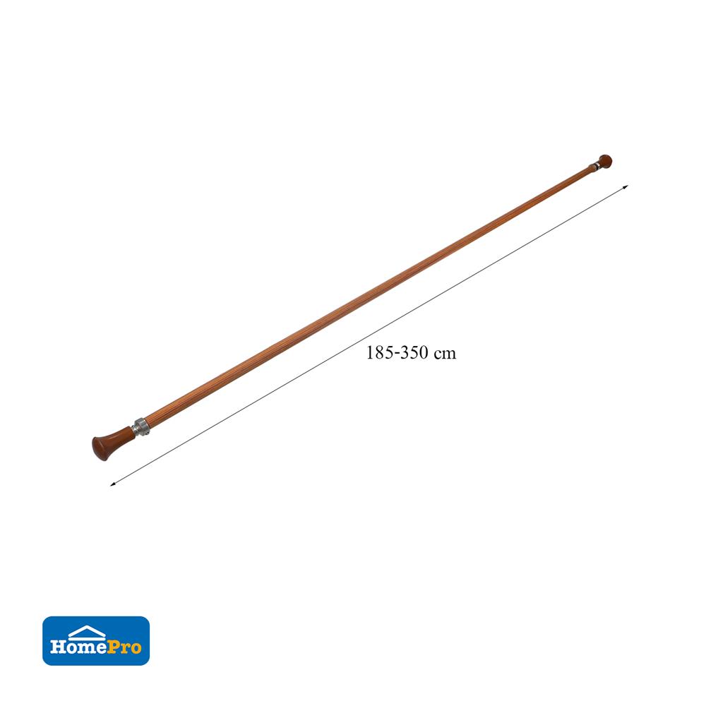 รางอะลูมิเนียม ยืดหด HOME LIVING STYLE LOREEN 185-350 ซม. สีน้ำตาล