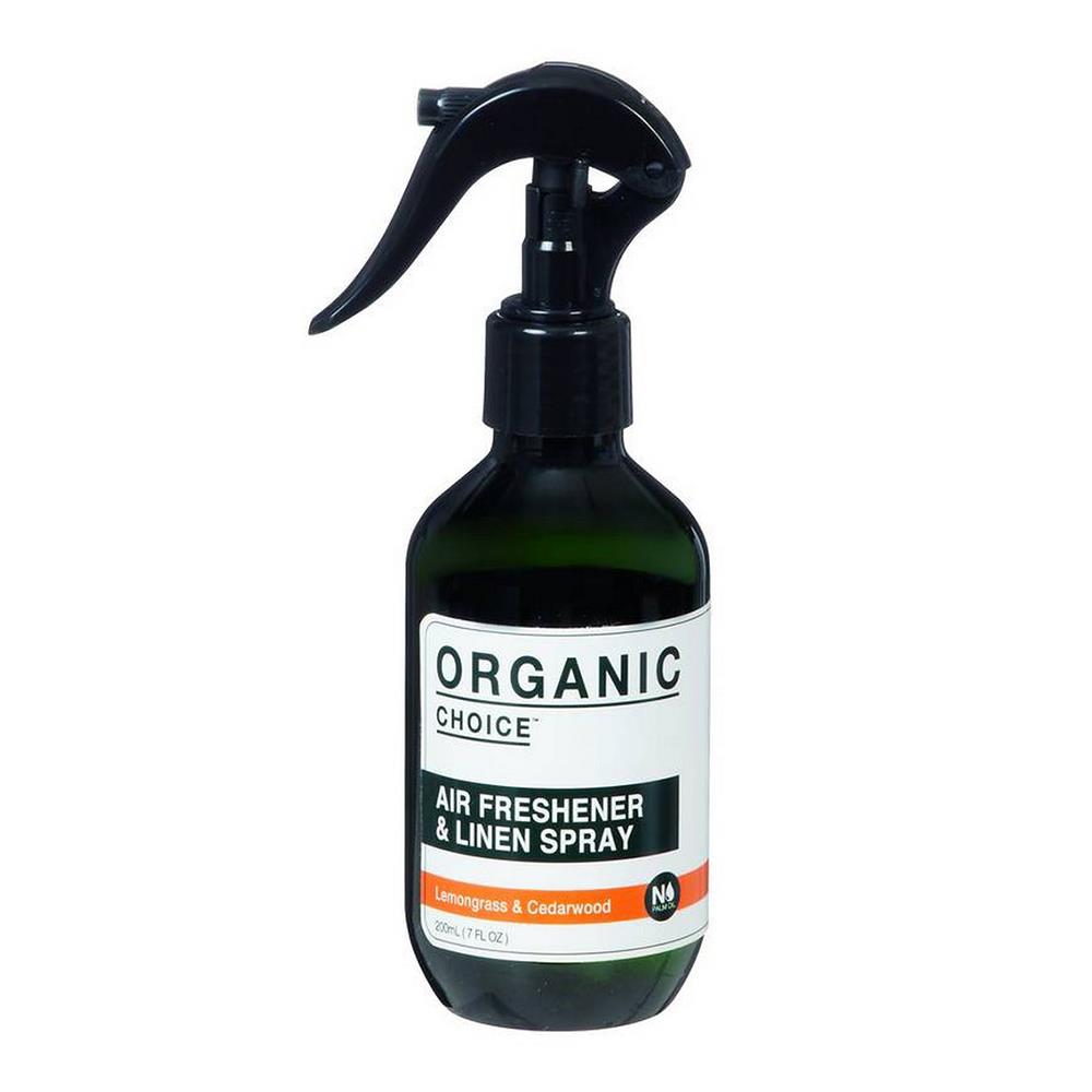 สเปรย์ปรับอากาศ ORGANIC CHOICE  200ml LEMONGRASS & CEDARWOOD